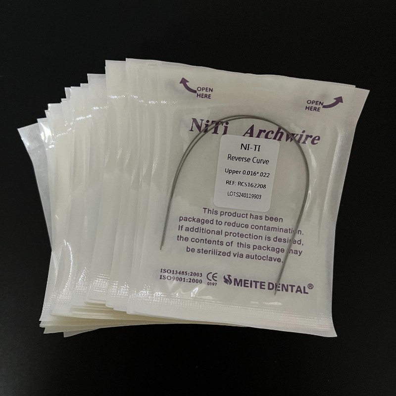 10Pack Dental Orthodontic Super Elastic Reverse Curve NITI Arch Wire Rectangular