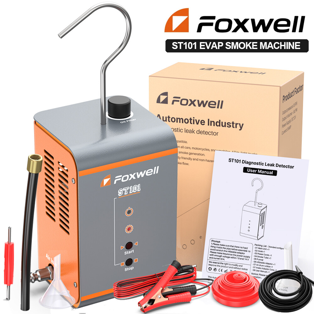 FOXWELL ST101 Professional EVAP Smoke Machine Leak Detector Tester Diagnostic