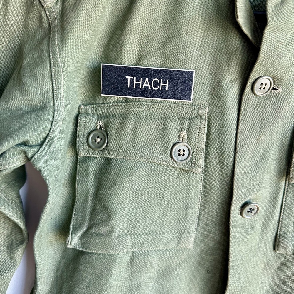 Vietnam War ARVN Uniform Jacket W/ Name Plate