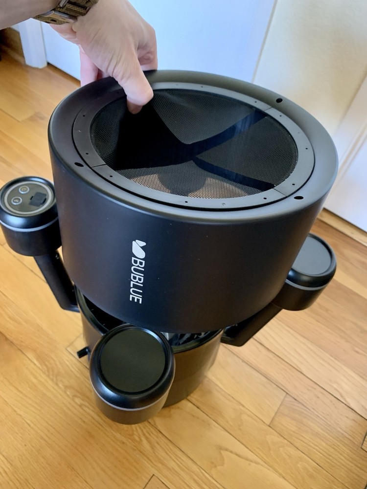 BuVortex V5 Robotic Surface Skimmer Pool Cleaner, App Control, AI Navigation, 5L