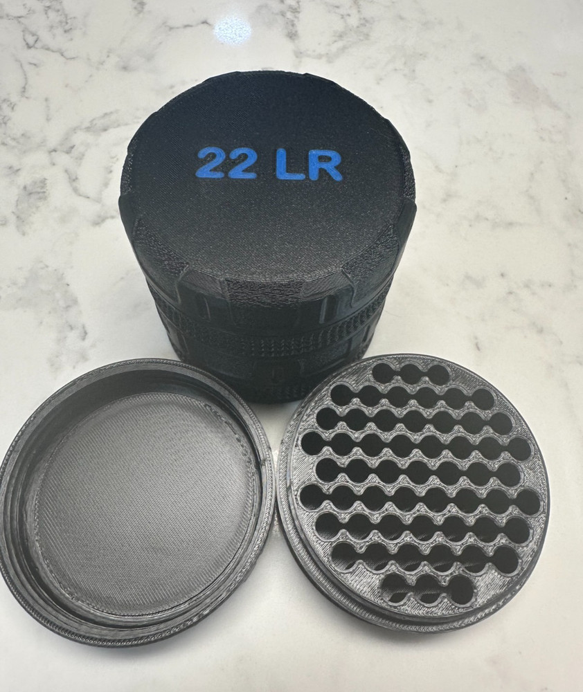 3 Pack of .22LR Ammo Puck – Compact, Stackable Storage for 55 Rounds