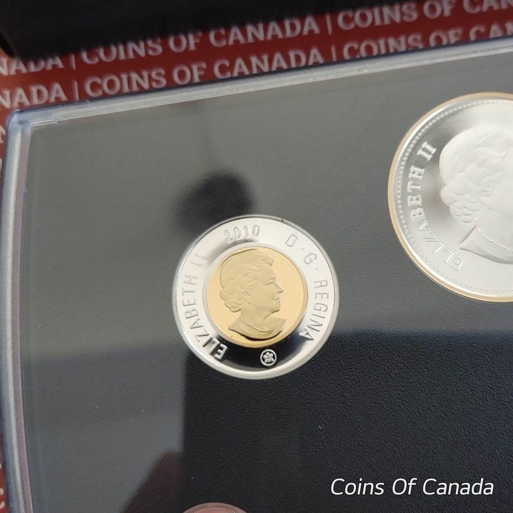 2010 Canada 8 Coin Proof Set - With Special Edition Silver Dollar #coinsofcanada