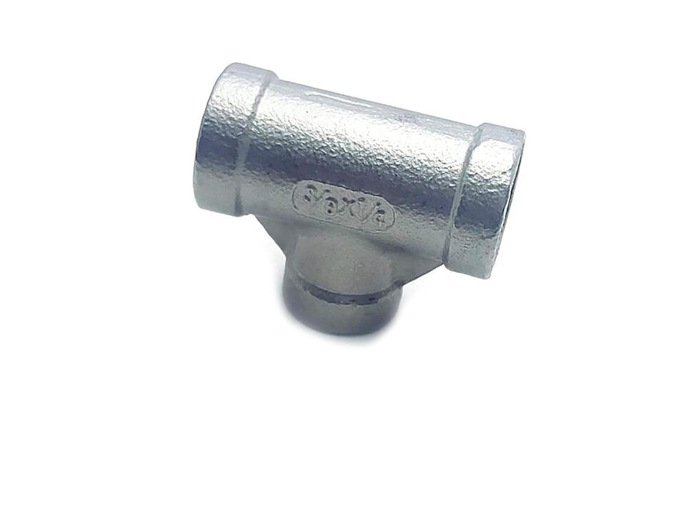 3/8" x 1/4" x Female T Tee Threaded Reducer Pipe Fitting SS NPT