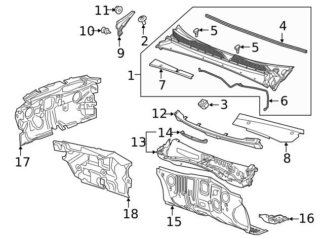 Genuine GM Extension Panel 84612564