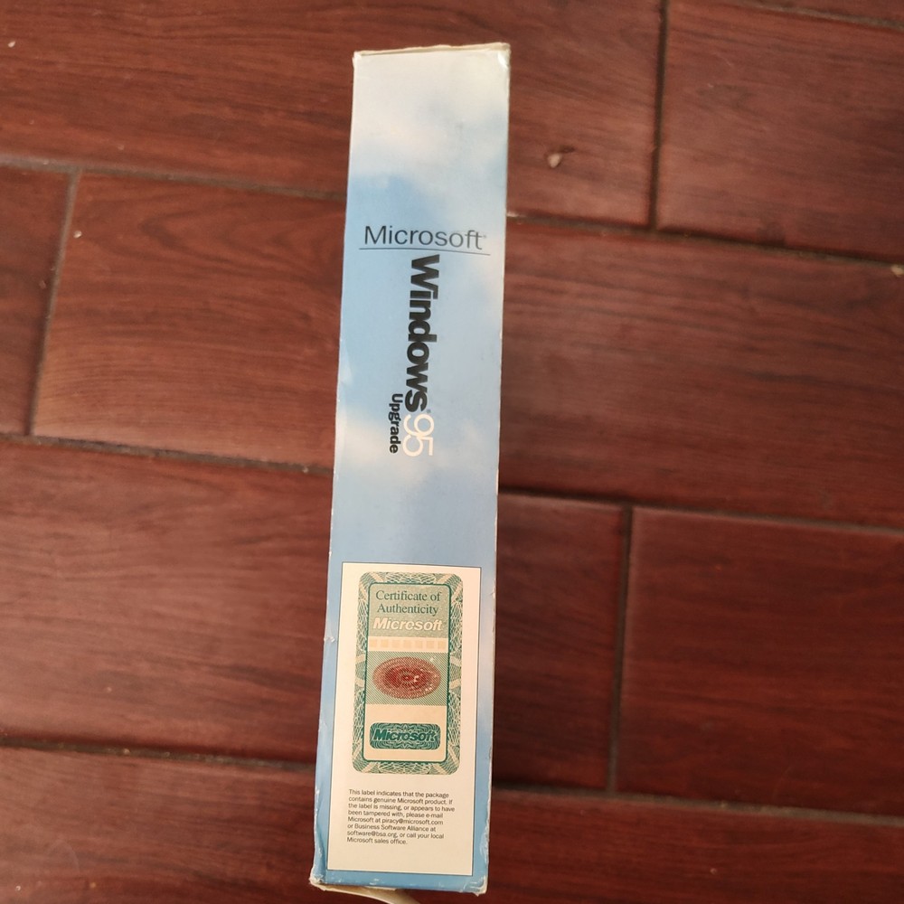 RARE 3.5" MICROSOFT WINDOWS 95 OPERATING SYSTEM BOXED