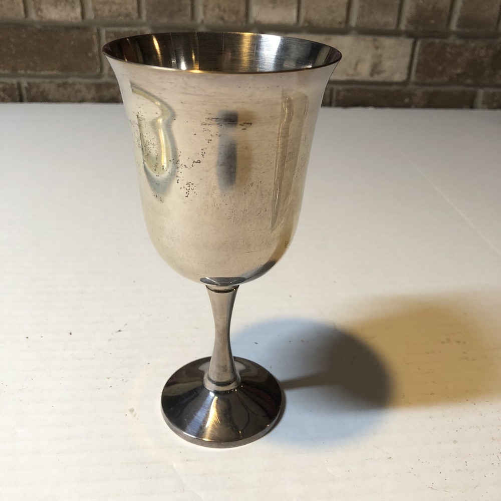 Vintage Silverplated Goblet Salem Cup Silver SVL