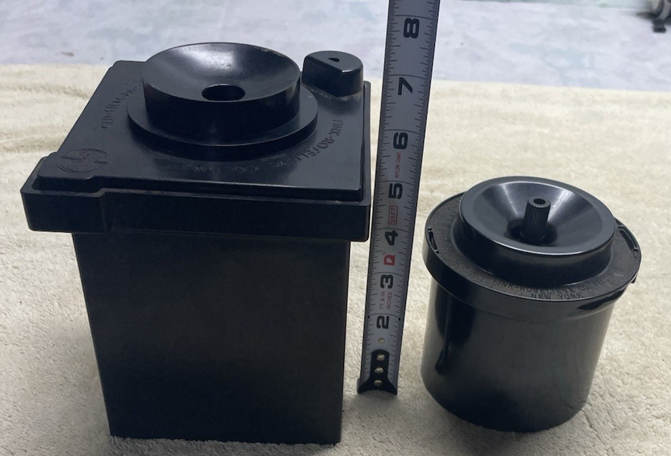 Vintage Fink Roselieve Developing Tanks