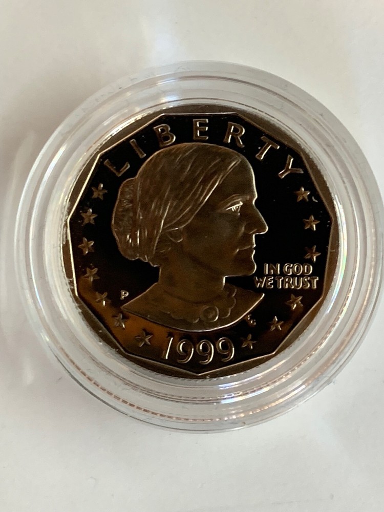 Susan B Anthony 1999-P Proof Dollar OMP & COA