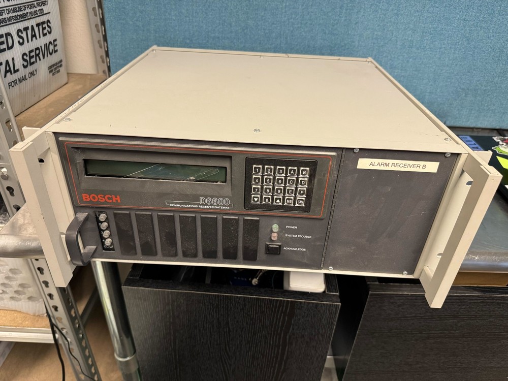 Bosch D6600 Communications Receiver Gateway Fire Security Hub Power Tested