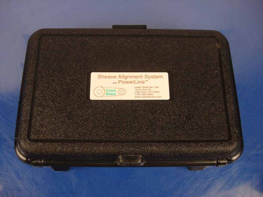 Laser Tools Green Beam Sheave Alignment System with Power Line