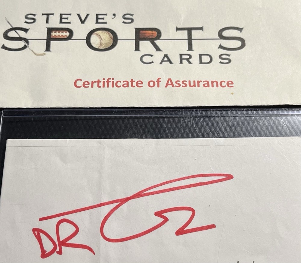 Dr. Mehmet Oz Signed Cut Sheet Autograph w/ COA & Top Loader