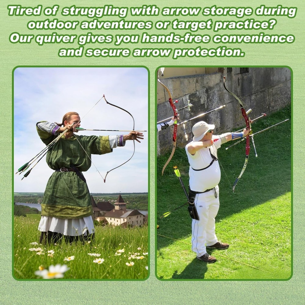 Lightweight Transparent Arrow Carrier - Fits 12 Arrows, Includes Shoulder Strap