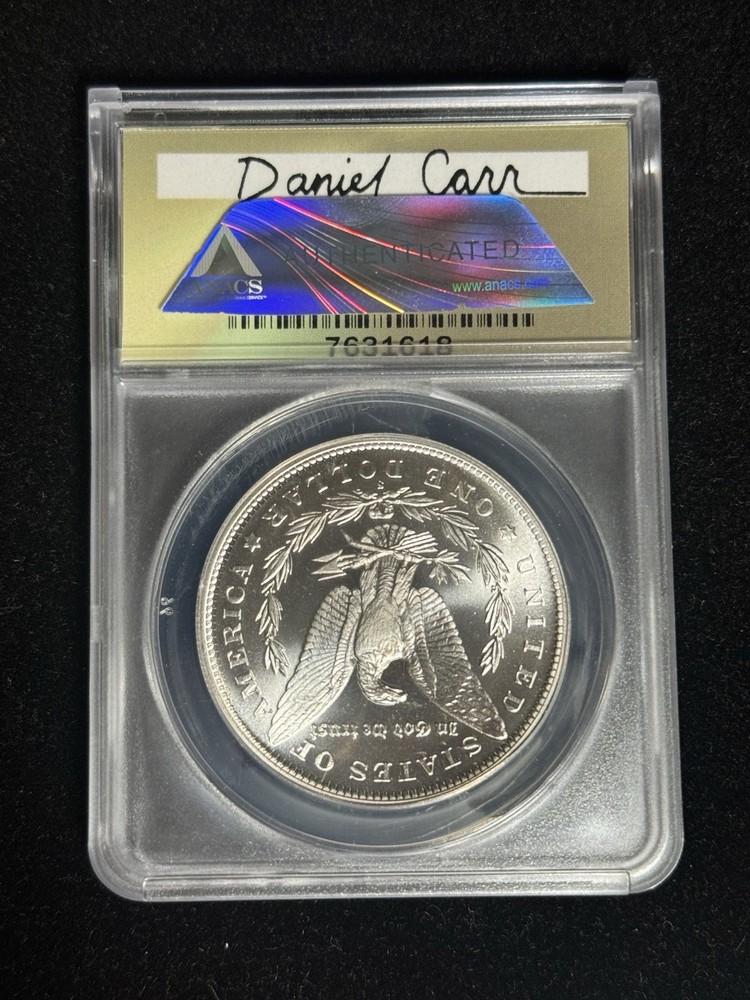 1905-S Token D. Carr Morgan Dollar Overstrike MS 70 ANACS