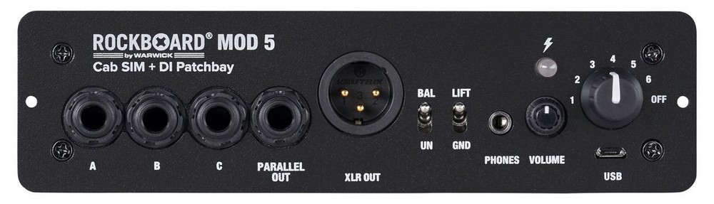 RockBoard MOD 5 - Cab SIM + DI Patchbay