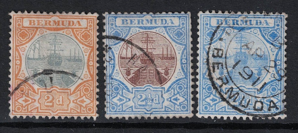Bermuda SG# 39 - 41 Used - S24322