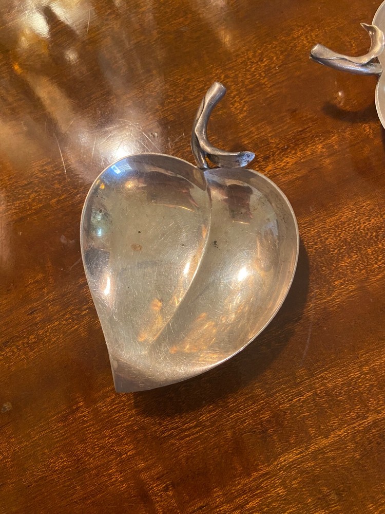 vintage Tiffany & Co sterling silver leaf shape.