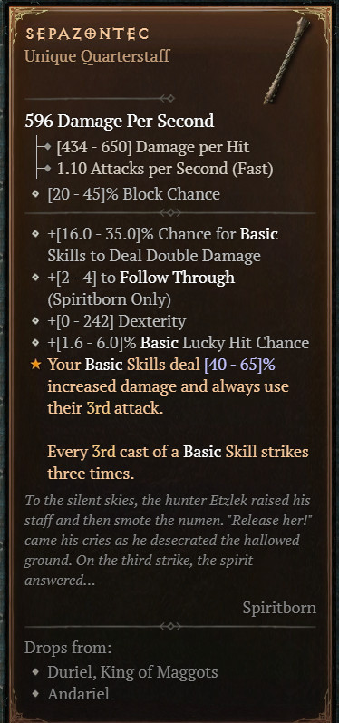 DIABLO 4🔥NEW SEASON🔥‍‍‍‍‍‍Unique Items‍ ‍‍‍‍‍‍‍‍‍‍‍‍‍‍‍‍‍‍‍‍‍Sepazontec