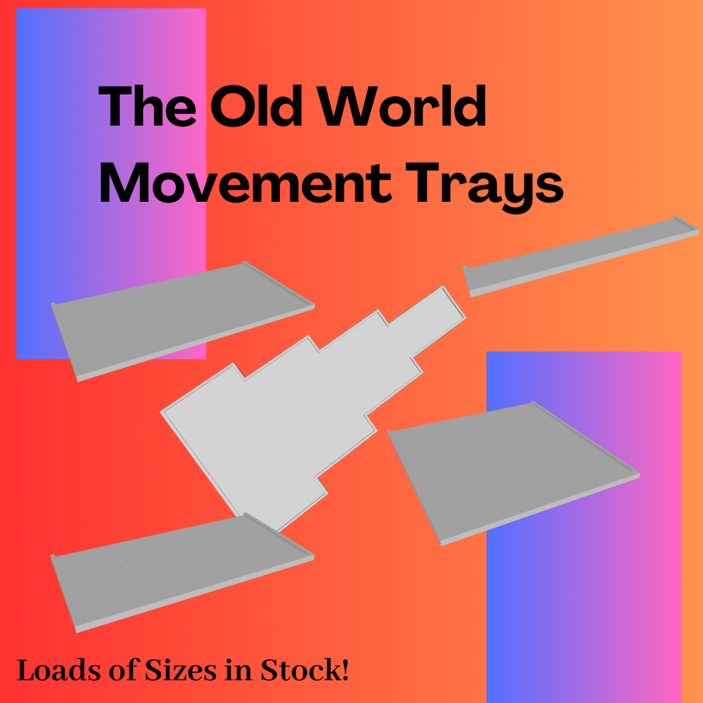 Warhammer The Old World Regiment Movement Trays - Multiple Options