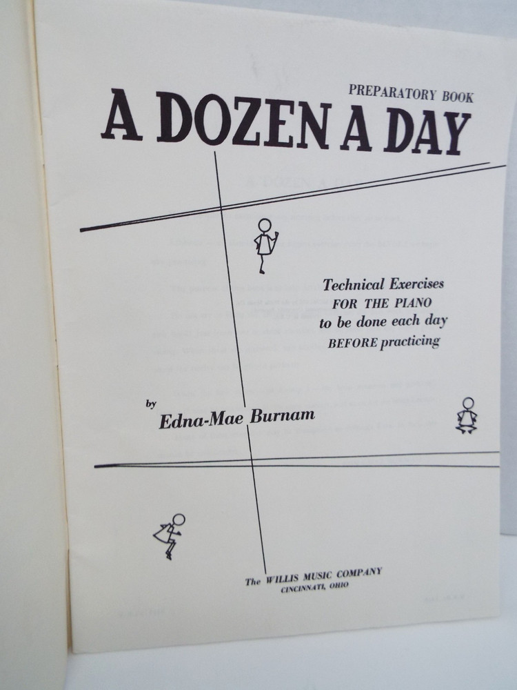 A Dozen a Day Preparatory Book, Technical Exercises for Piano - GOOD