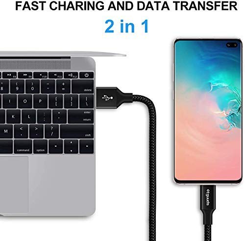 etguuds Long USB C Cable 15ft, 2.0 to Type C Fast Black