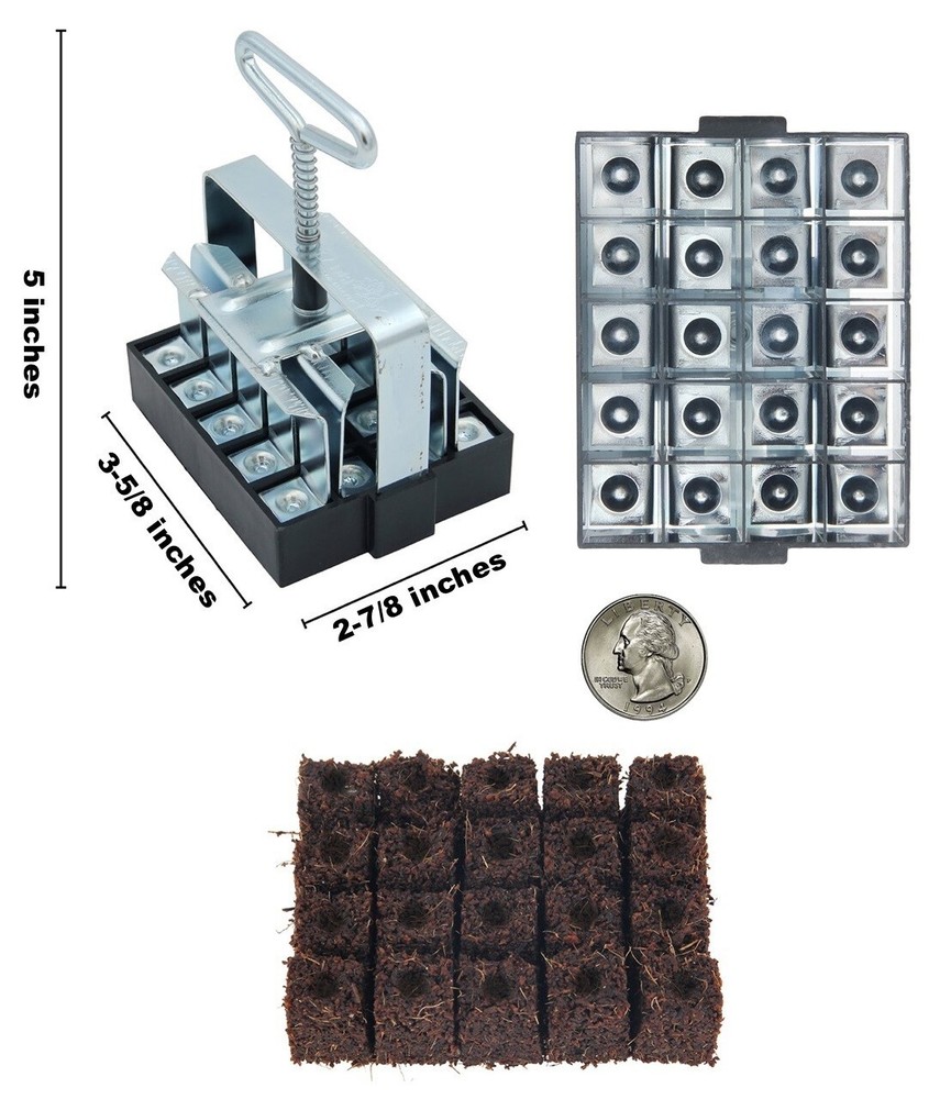 Ladbrooke Soil Block Maker - Micro 20. Authorized Reseller.
