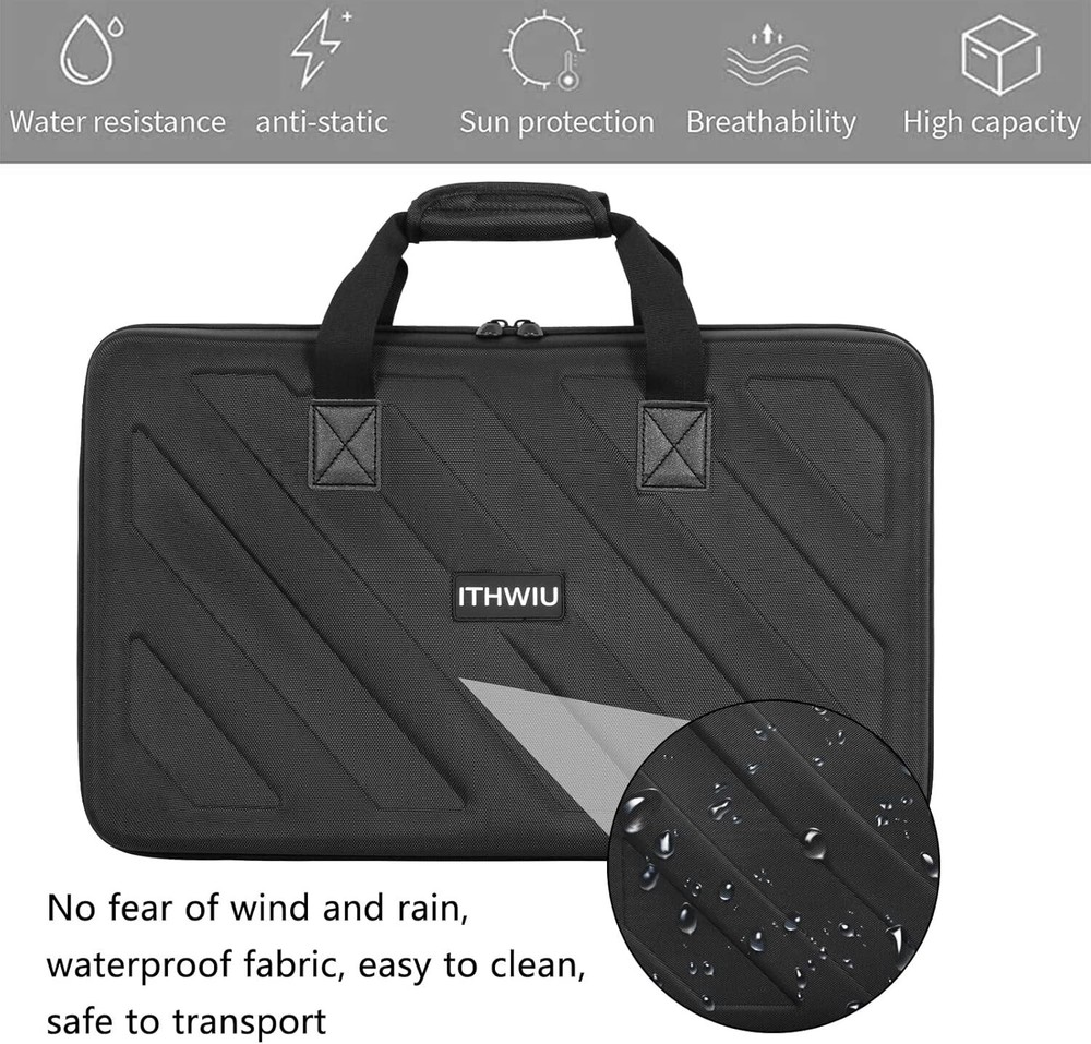 Stylish Travel Case for DDJ Controllers with Argyle Pattern and Buffer Sponge