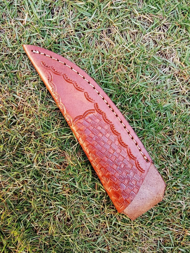 HANDMADE Genuine Leather Hand Crafted BELT Loop SHEATH Holster FIXED BLADE KNIFE