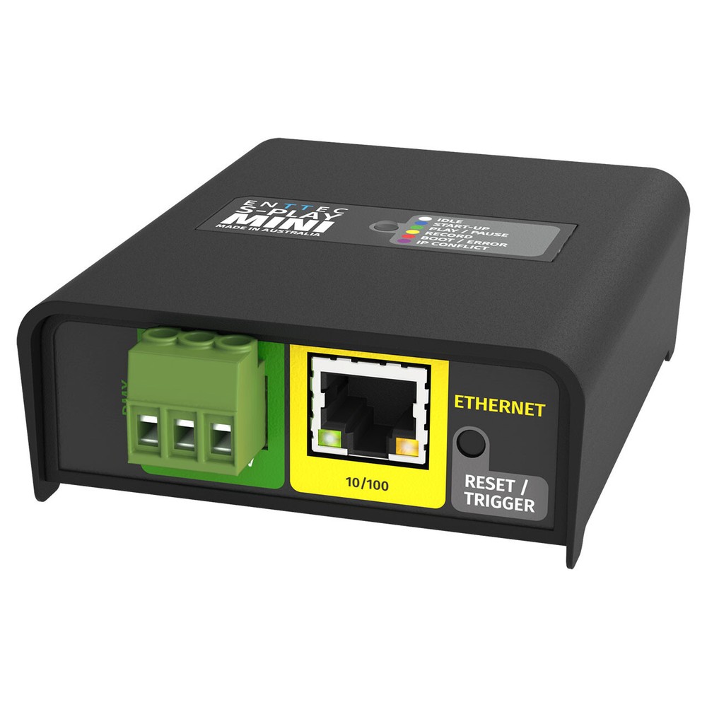 ENTTEC 70093 S-Play Mini Light Controller for recording and playback