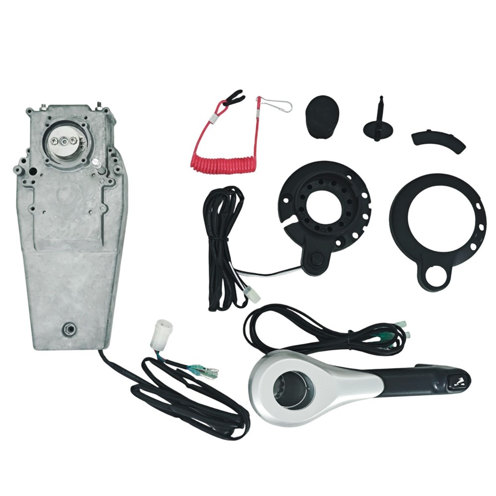 Console Panel Mount Control Box Right Hand For Yamaha Marine 6X3-48206-00 Push