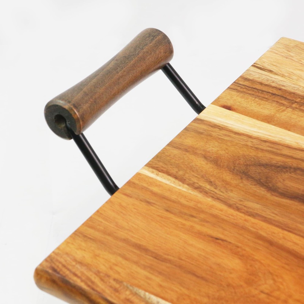 Crapyt 4 PCS Handles for Trays Serving Tray Handles Box Pull Handle Sturdy Se...
