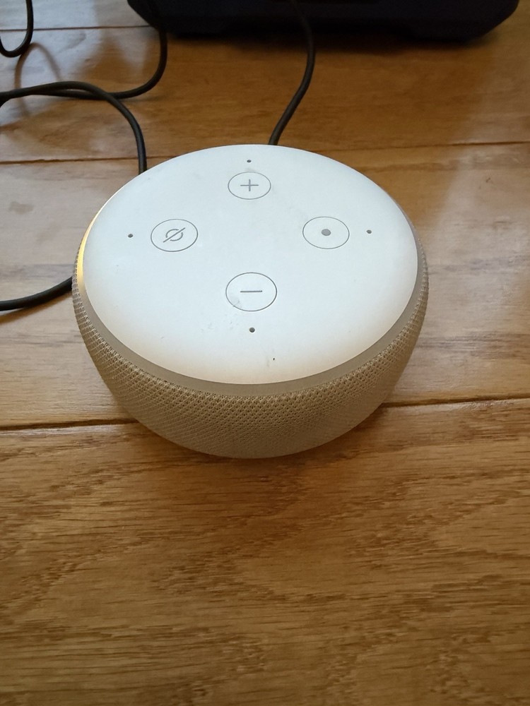 Amazon Echo Dot 3rd Gen Smart Speaker C78MP8 Used Tested Sandstone 2AXL