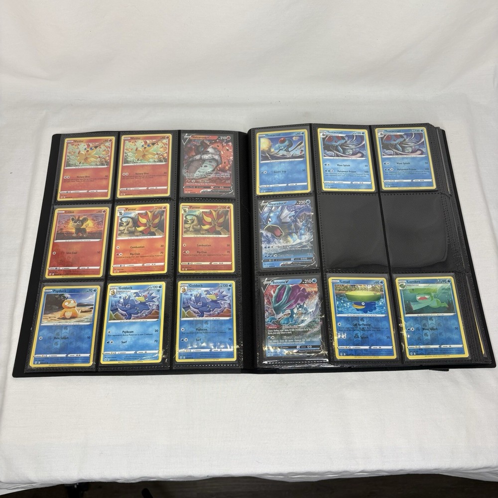 Evolving Skies SWSH Base Set Holo Reverse V Folio 9 Pocket Binder BCW