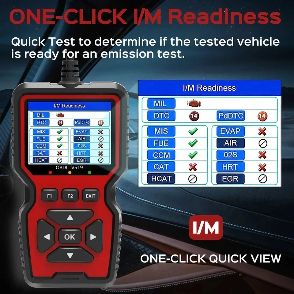 Professional OBD2 V519 Scanner - 2025 Upgraded OBDII + CAN Code Reader**********