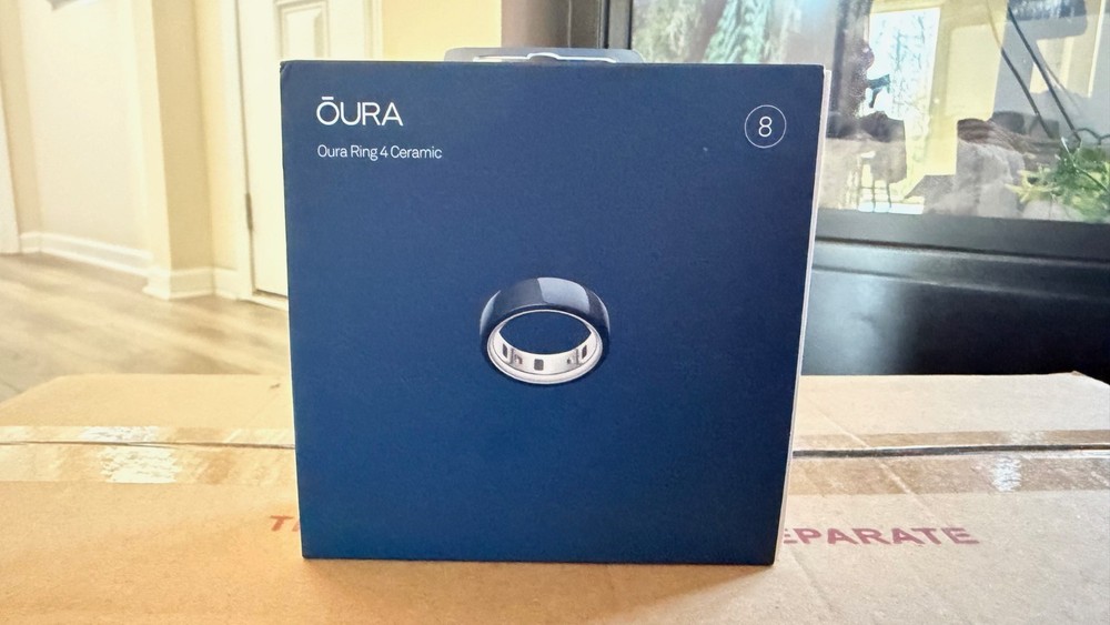 Oura Ring Gen 4 Ceramic Size 8 MIDNIGHT ~ Brand NEW NEVER OPENED