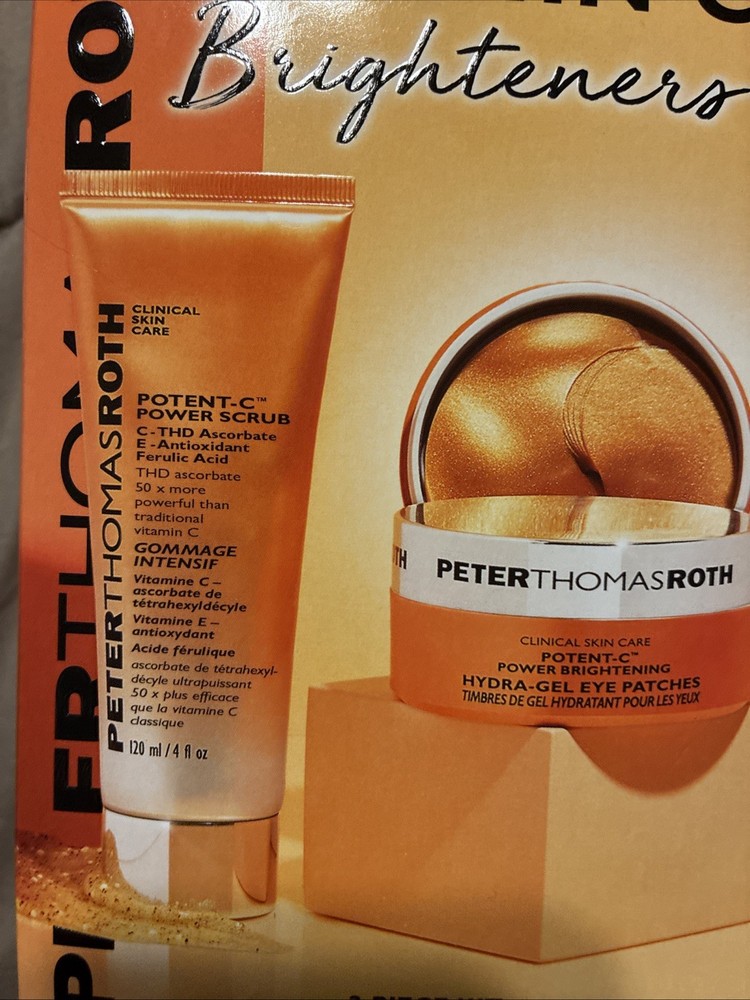 PETER THOMAS ROTH Full Size Potent-C Vitamin C Brighteners 2 Piece Kit Set