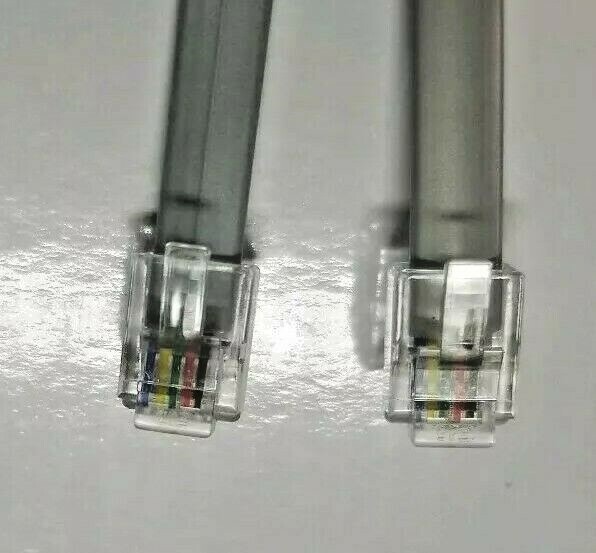 10 pcs Phone cable / RJ12 (6P6C) Straight - 25ft DATA HQ DATA CABLE