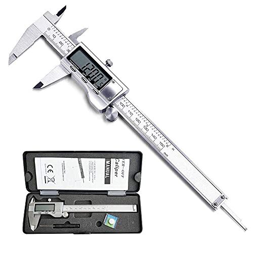 Digital Caliper Caliper Measuring Tool with Stainless Steel Electronic Microm...