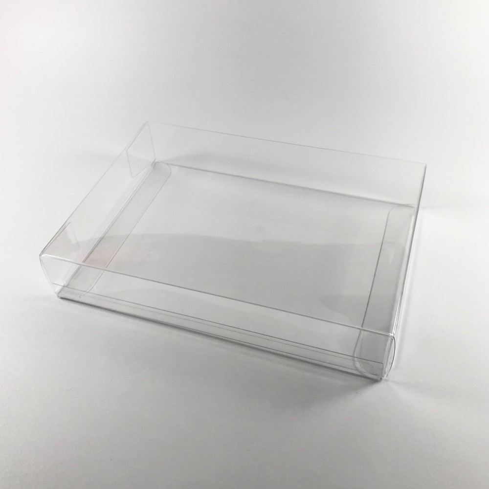 50 SNES Clear Plastic Box Protector Sleeve Case for Complete CIB Games