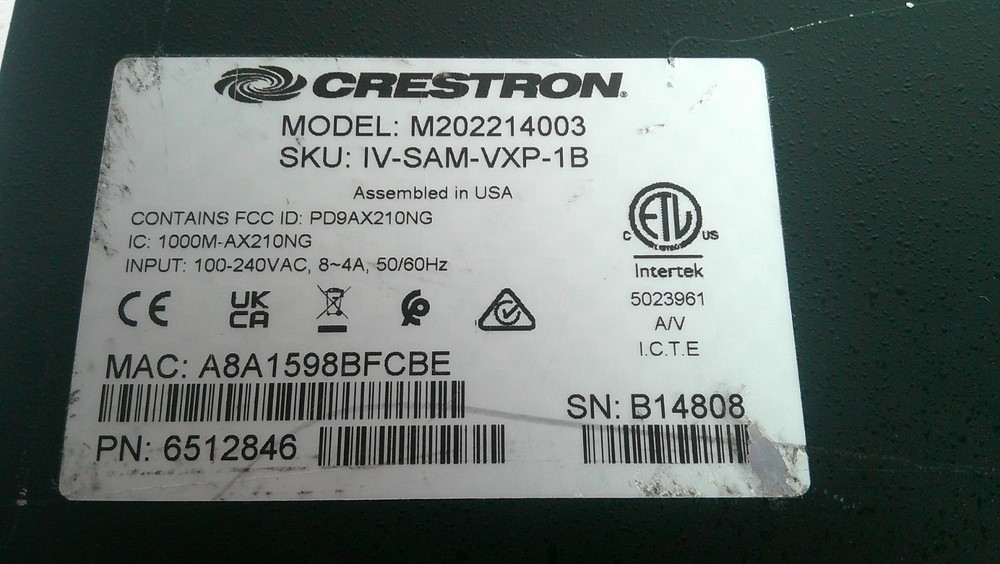 CRESTON M202214003 USED
