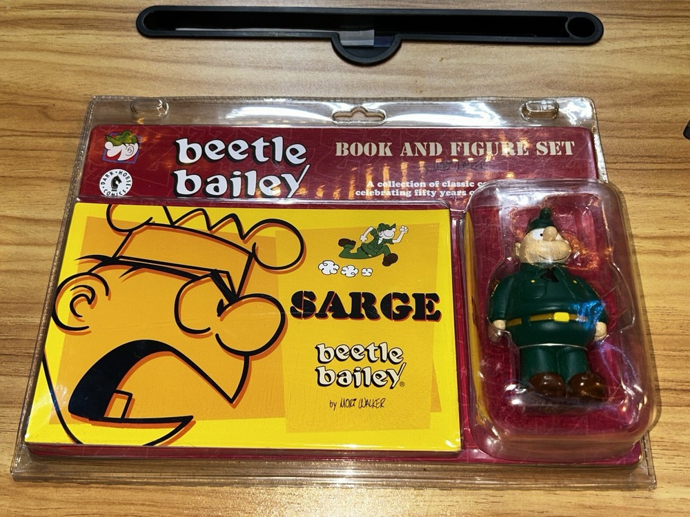 Beetle Bailey Book and Figure Set with Sarge