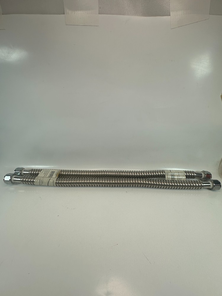 Home Depot Supply 706008 24" S/S Water Heater Connector (Lot of 2) 3/4" FIP -NEW