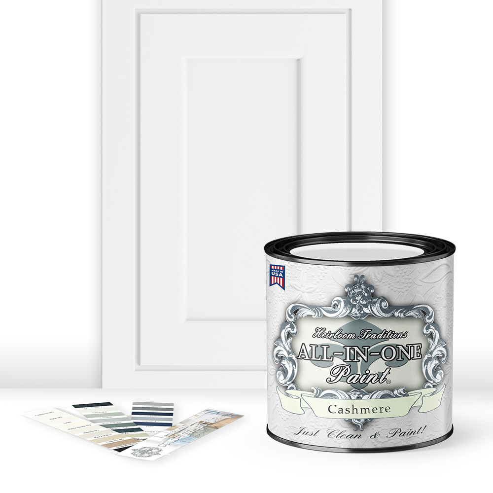ALL-IN-ONE Paint 2 Quart Deluxe Cabinet Paint Bundle - Cashmere