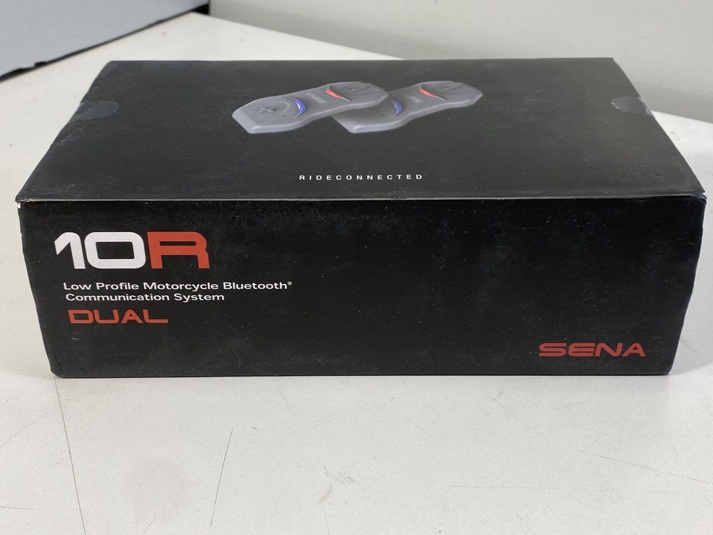 Sena 10R Low Profile Motorcycle BT Communication System Dual