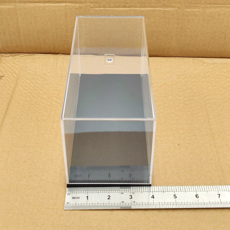 Acrylic Case Motorcycle Model Car Display Boxes Dustproof Storage Box Clear 20cm