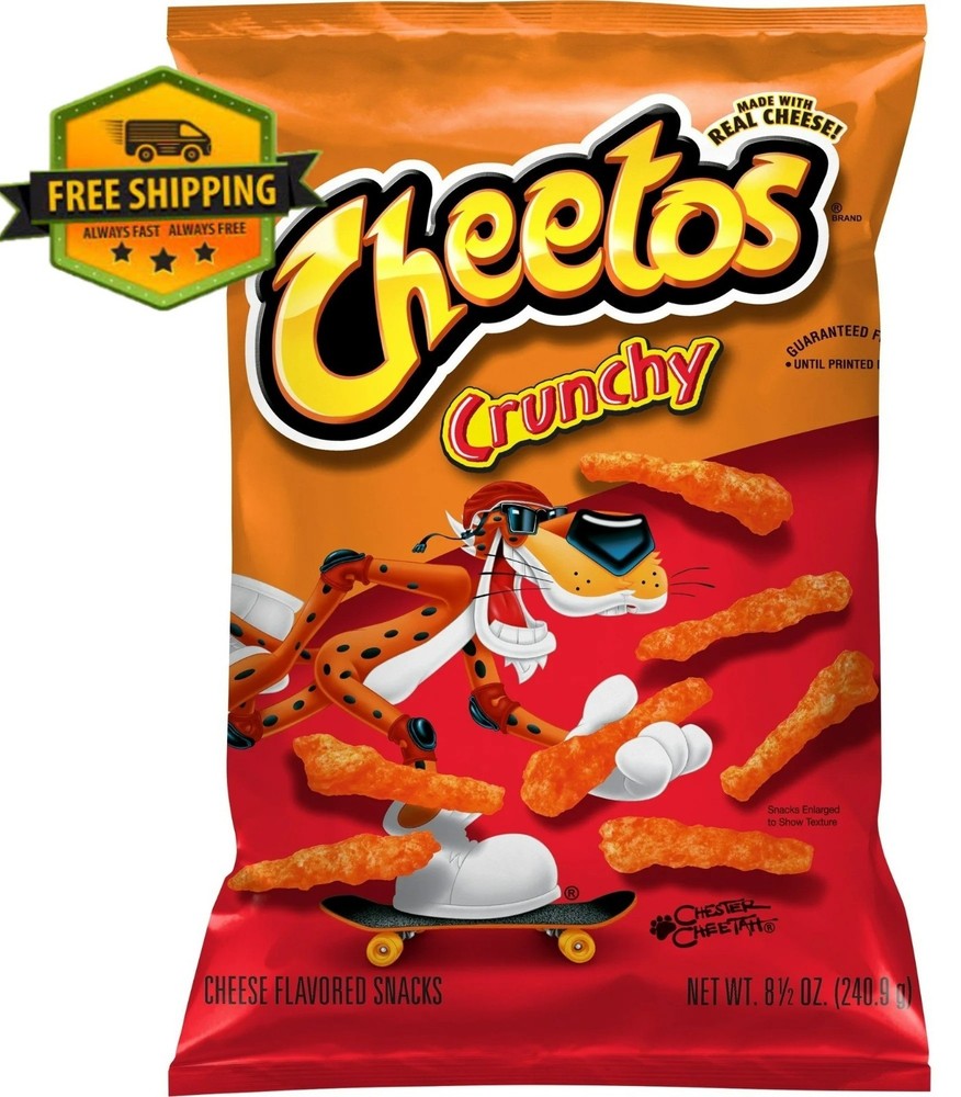 Cheetos Crunchy Cheese Taste Snack, 8.5 oz Package