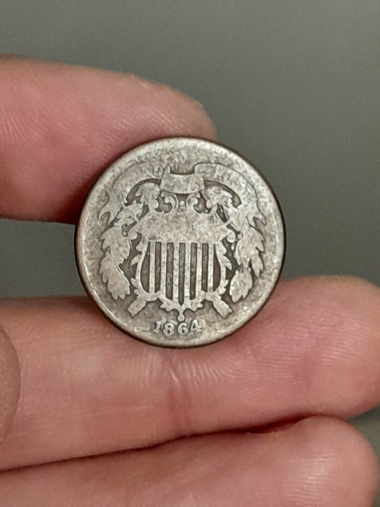 1864 Two Cent Piece #1