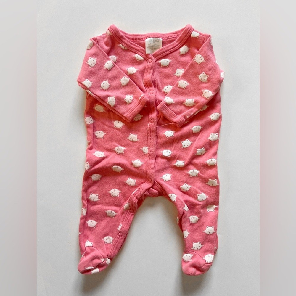 Carter's Assorted Pink Footies Set - 0/3 Months