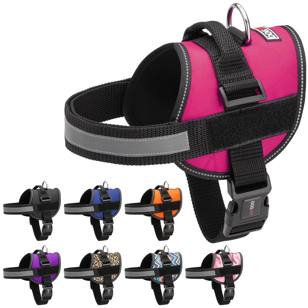 Reflective No-Pull Adjustable Vest with Handle for Walking, Training, Service...