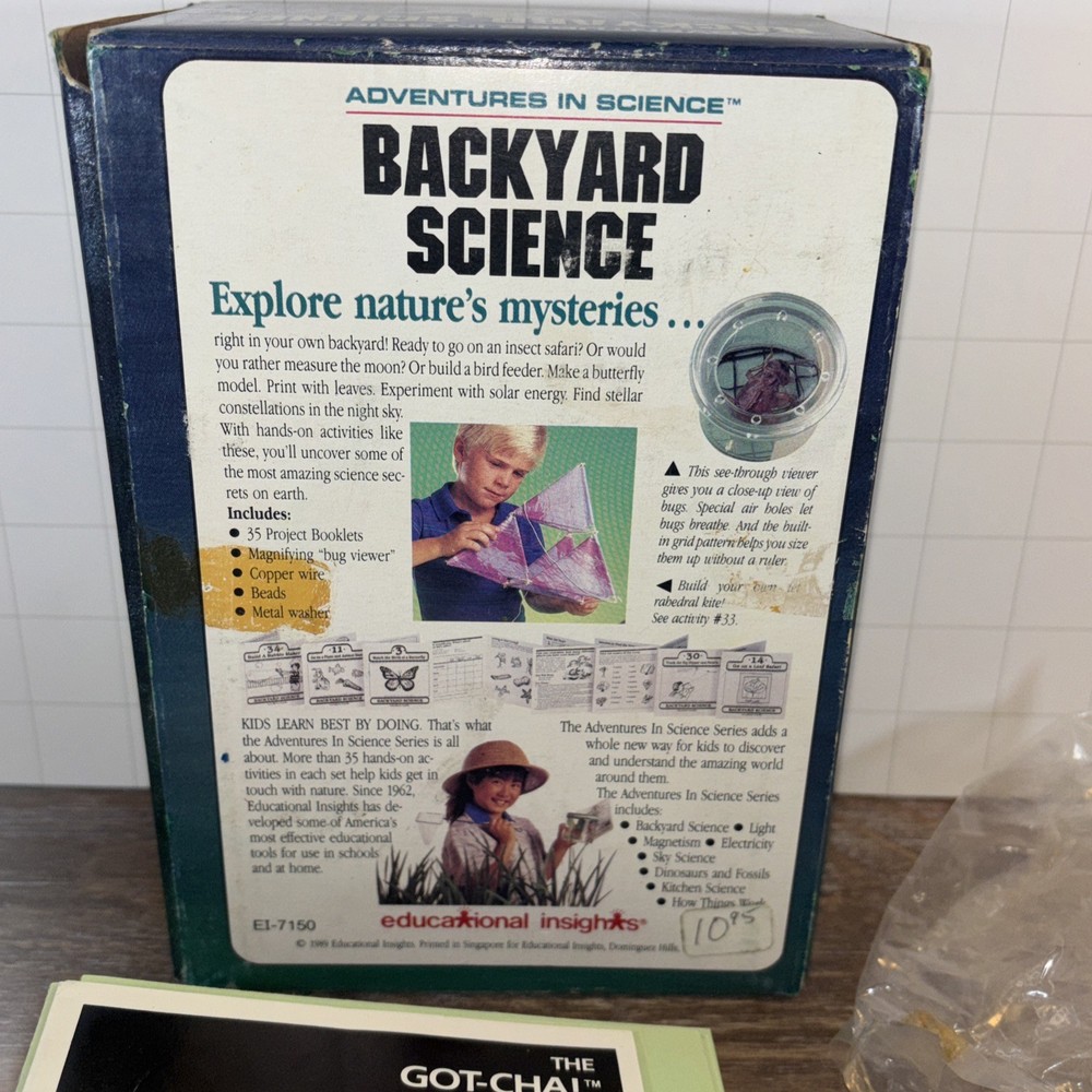 Vintage 1988 Adventure In Science Backyard Science 35 Projects
