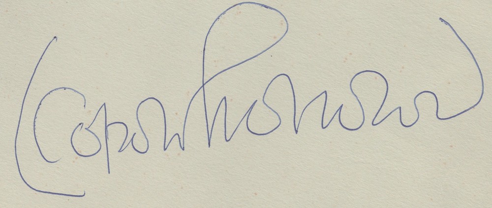 LEOPOLD STOKOWSKI - AUTOGRAPH MUSICAL QUOTATION SIGNED